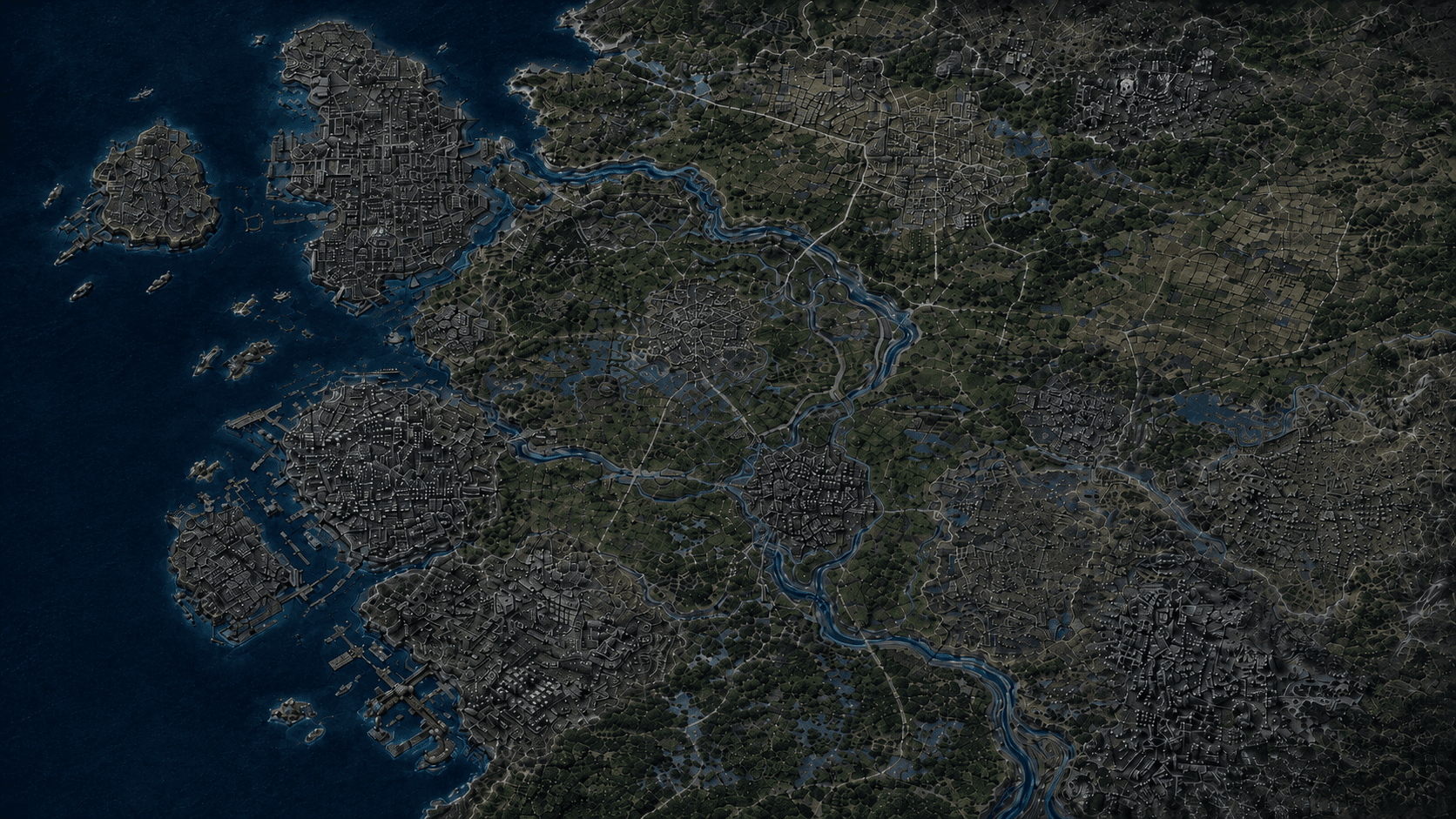 Neon Bloom Regional Map