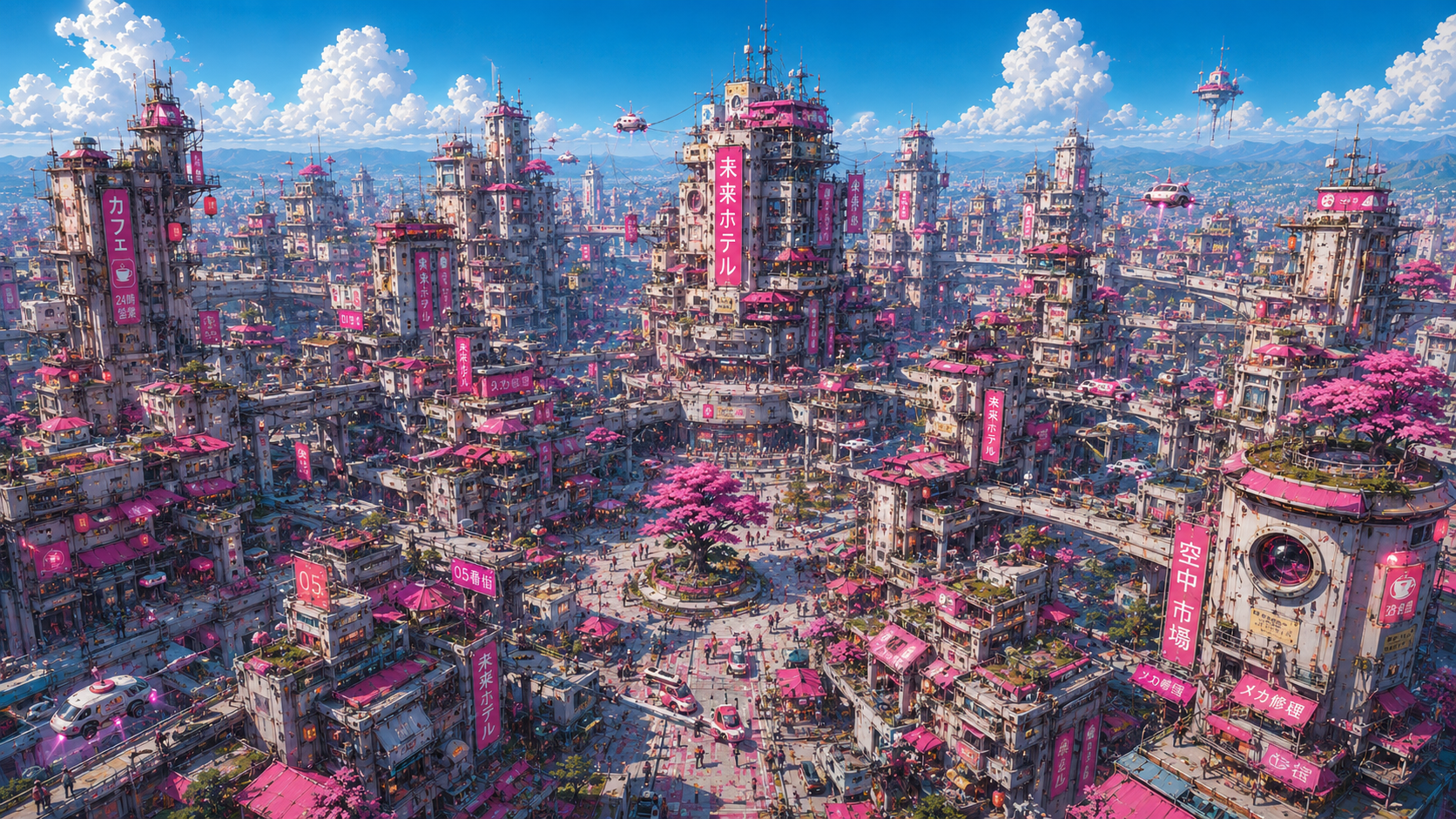 Lumen City — neon vertical metropolis